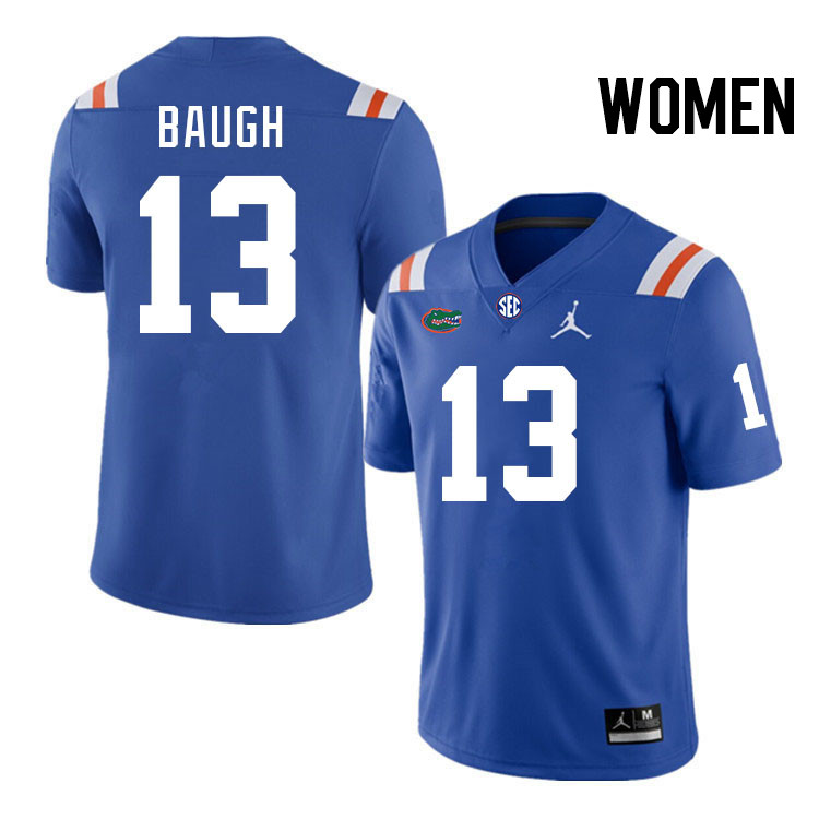 Women #13 Jadan Baugh Florida Gators College Football Jerseys Stitched-Throwback